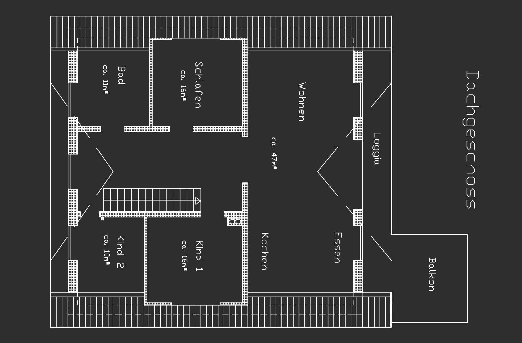 Plan Dachgeschoss